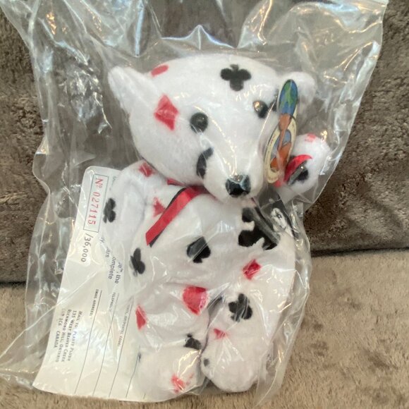 Planet Plush 'Chance' Las Vegas Bear by Sally Winey Vintage 1998 Collectable - Picture 2 of 7